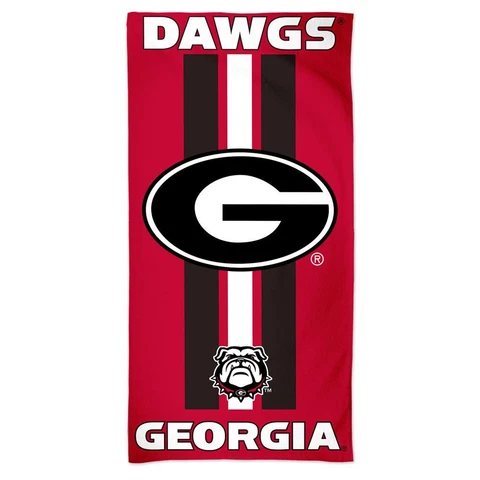 Georgia Bulldogs Wincraft NCAA 30 x 60 Fiber Beach Towel FREE SHIP Cover