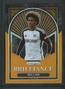 2023-24 WILLIAN 19/25 PANINI PRIZM PREMIER LEAGUE BRILLIANCE ORANGE - Picture 1 of 2