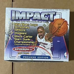 SkyBox Impact Premiere Edition 1999 sigillato nuovo NBA Basketball Hobby Box 36 confezioni - Foto 1 di 11