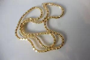 edle Kette , 925 Silber vergoldet , 65cm , Italy 925 - Bild 1 von 5