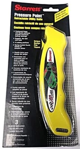 Starrett S010Y-JGR Pressure Point Retractable Utility Knife - Picture 1 of 1