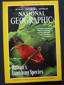 National Geographic Magazine September 1995 Hawaii's Vanishing Species 2 of 3 - Picture 1 of 8