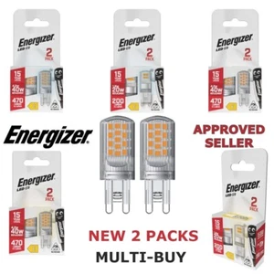 2 Pack Energizer Capsule Light G9 LED Bulb Replace Halogen Long Life Lamp Bulbs - Picture 1 of 17