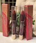2 Seraphine Botanicals Long-Lasting Creamy Lip Stain Crayon In Cassis + Cream