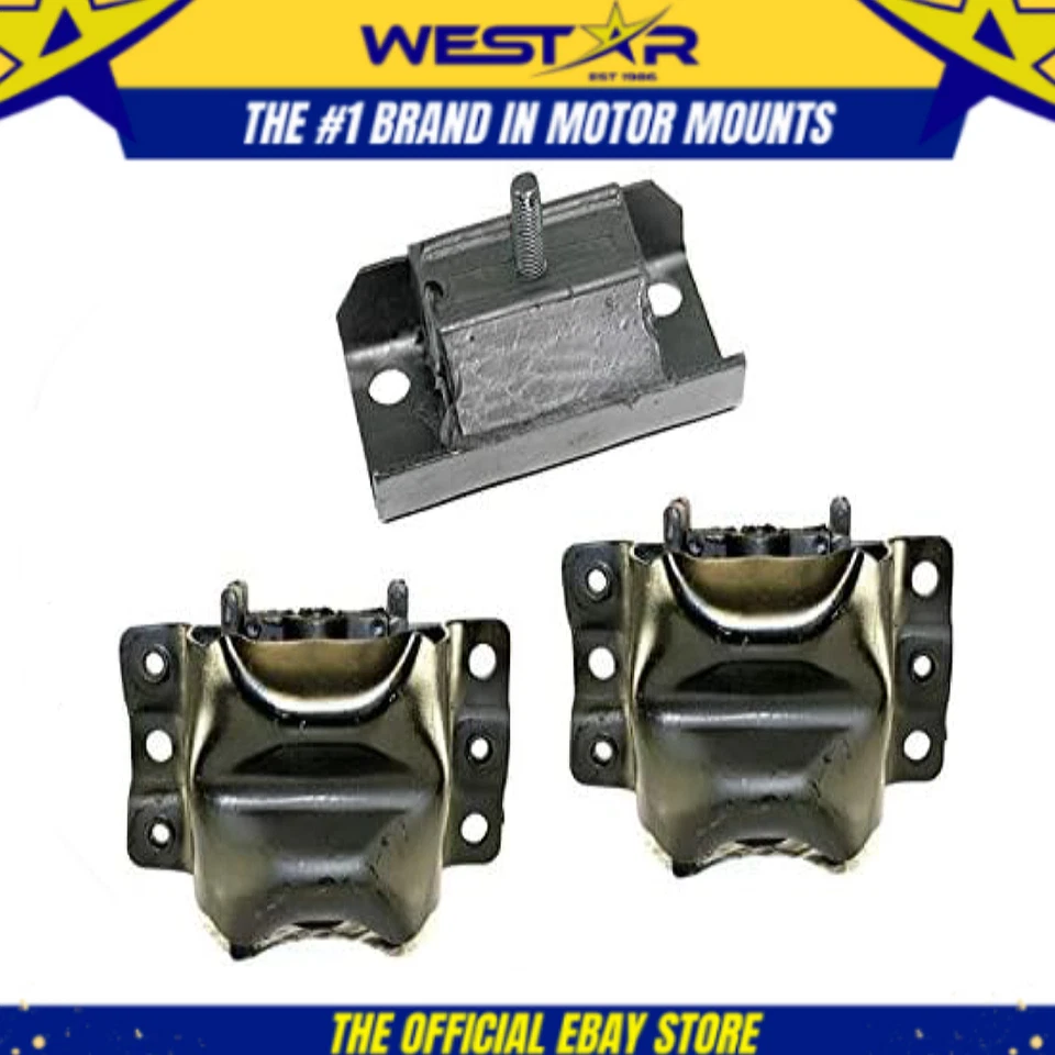 Juego de montaje de motor y transmisión de 7,4 L para Chevrolet P30 1991-1999 3 piezas Foto 1 de 3