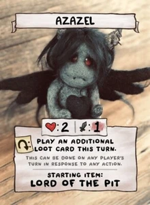 Alt Art | Azazel | Binding Of Isaac Four Souls Kickstarter Exclusive - Bild 1 von 2