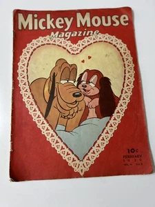 Mickey Mouse Magazine vol #4 #5 (1939) - Valentine's Day! Nice Copy! - Picture 1 of 8