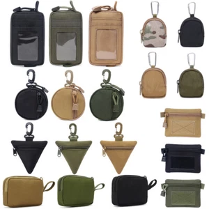 Tactical EDC Pouch Wallet Portable Key Coin Purse Waist Bag Pocket Earphone Bag - Picture 1 of 67