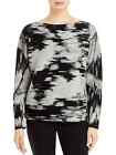 Barely Worn 798 Lafayette 148 New York Cashmere And Silk Metallic Pullover M