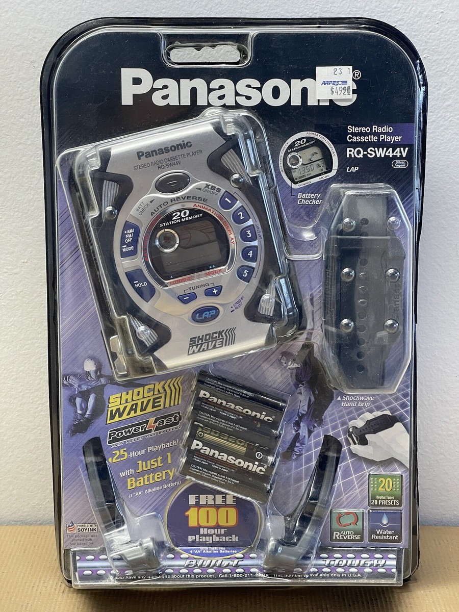 Panasonic Shockwave Indiana Personal Cassette Players for