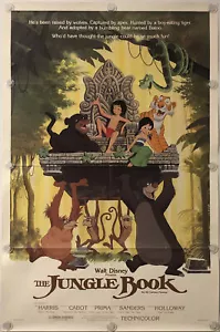 DAS JUNGLE BUCH Original ein Blatt Filmposter - R1984 - WALT DISNEY - Bild 1 von 11