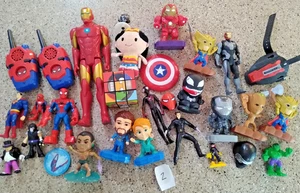 Lot Spider Man Figures Marvel Iron Man Mixed Avengers Collector parts toys - Picture 1 of 5