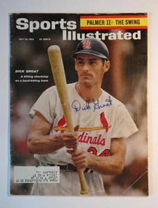 Dick Groat Signed 1963 Sports Illustrated Magazine St Louis Cardinals - Picture 1 of 4