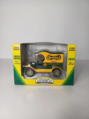 Crayola 1912 Ford Limited Edition Coin Bank Collector's Series Gearbox Toy 1998 — 第 1/4 张图片