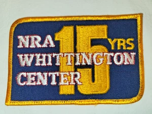 NRA WHITTINGTON CENTER 15 JAHRE PATCH Jahre National Rifle Association - Bild 1 von 2