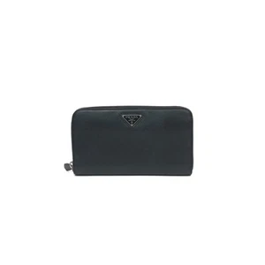 Prada Wallet Cowhide Black - Picture 1 of 10
