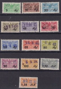 Lot Stamp Germany Revenue WWII 3rd Reich Arbeit Worker Vacation Set U 2 - Picture 1 of 3