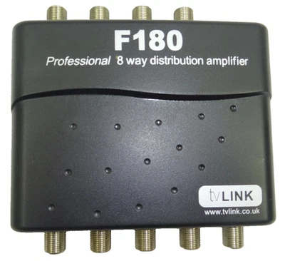 Global F180 8 Way Signal Booster - Sky Digital TV Link Compatible  Works Perfect - Image 1 of 4