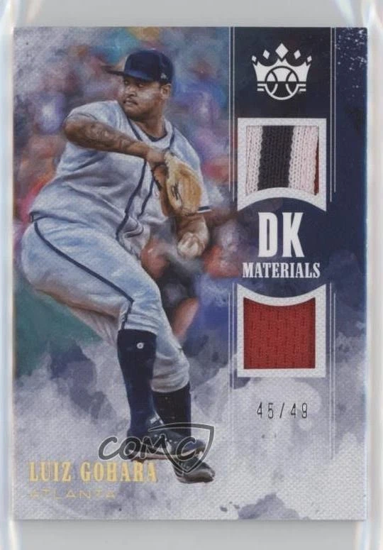 2018 Panini Diamond Kings DK Materials Holo Gold /49 Luiz Gohara Rookie RC - Image 1 of 2