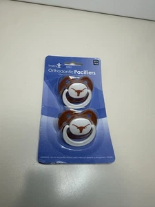 Juego de 2 chupetes para bebé Texas Longhorns Baby Fanático - Ortodoncia - Imagen 1 de 3