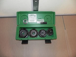 Greenlee 7304 punchs and dies knockout set 2-1/2" to 4" With case - Picture 1 of 5