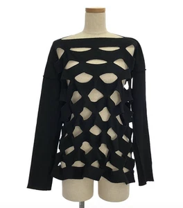 Suéter tejido manga larga JUNYA WATANABE COMME des GARÇONS, talla S, negro - Imagen 1 de 5