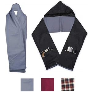 The RainScarf - Wendeschal mit wasserdichter Kapuze und 2 Taschen  - Bild 1 von 16