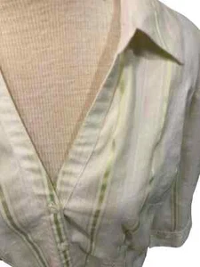 Style & Co size 14 fitted button up 3/4 sleeve - Picture 1 of 7