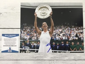 Garbine Muguruza Signed 8x10 Photo Beckett BAS COA f - Picture 1 of 1