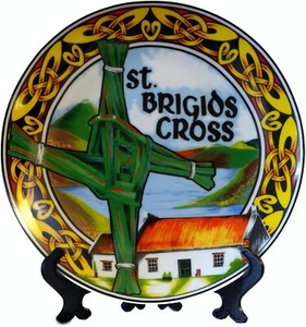 St. Brigid's Cross Decorative Plate 10cm (P01) - Picture 1 of 1