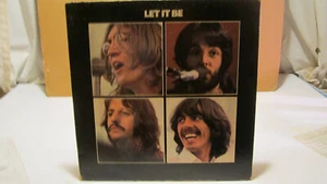 The Beatles ‎– Let It Be - 1970 Apple Records ‎AR 34001 Red Label - Picture 1 of 4
