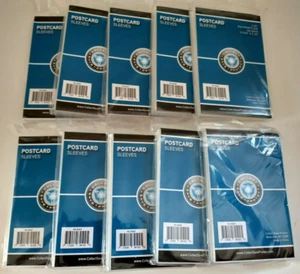 (1000) CSP Postcard Sleeves Pkgs of 100 No PVC NIP 2 mil 3 11/16 x 5 3/4 - Picture 1 of 2