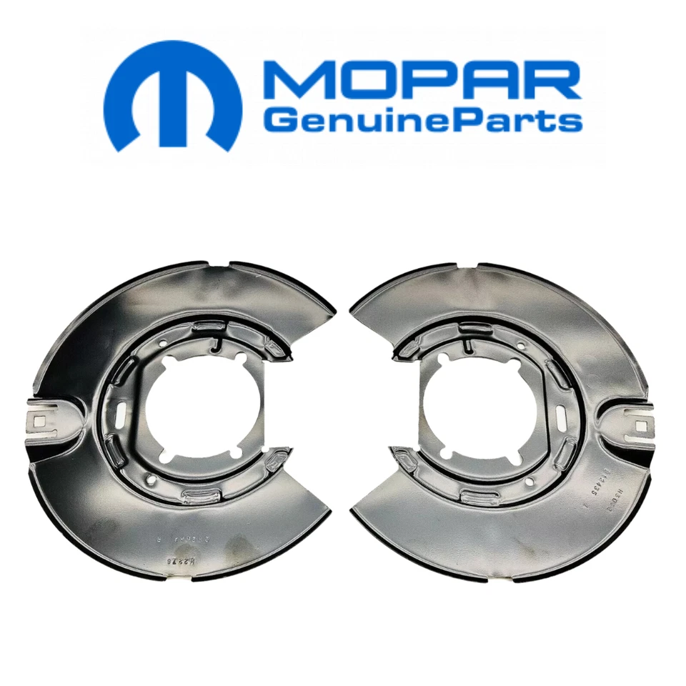 2 X PLACA DE RESPALDO DE FRENO TRASERO PROTECTOR PARA CHRYSLER 300C 2005-2023 Foto 1 de 1