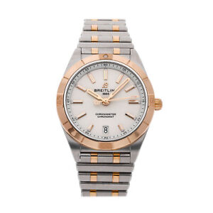 Breitling Chronomat Automatic Steel Rose Gold Ladies Watch Date U10380101A1U1