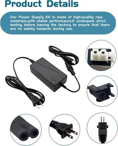Adjustable Bed Power Adapter 3 Piece Kit for Tempur-Pedic Ashely Ergo Extend - Picture 1 of 19