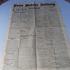 Neue Metzer Zeitung, Nr. 1, vom 02.07.1940, Besatzungsausgabe - Bild 1 von 2