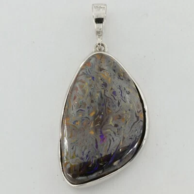 Colgante ARTISANO ÓPALO DE ROCA (Australia) - PLATA ESTERLINA 925 #54 Foto 1 de 4