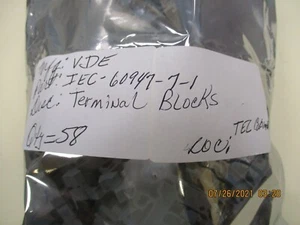 VDE 60947-7-1 Used Beige Terminal Block Connector (600 volts, 40 Amps) - Picture 1 of 6