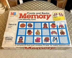 VINTAGE 1980 MILTON BRADLEY THE ORIGINAL MEMORY CARD MATCHING GAME (ALL CARDS)!! - Picture 1 of 6