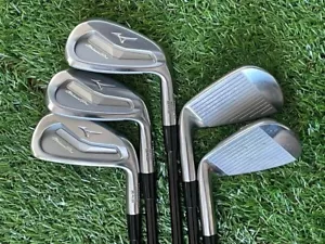 Mizuno Pro 243 Iron Set 5pcs 7-Pw,Gw Flex S Stiff RAUNE i90 - Picture 1 of 18