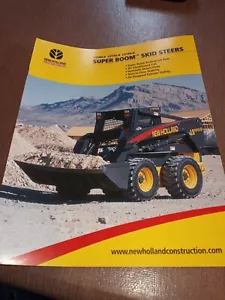 New Holland Construction Super Boom Skid Steers LS180.B LS190.B Dealer Brochure - Picture 1 of 5