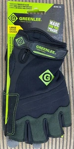 GREENLEE 06765-10L Gloves, Tradesman Finger less, L - Picture 1 of 3
