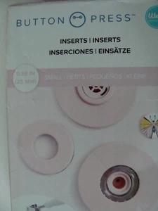 NIB We R Memory Keepers Button Press 18pcs Makes 5 Round 25mm Buttons 661071 - Picture 1 of 8