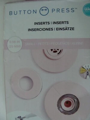 NIB We R Memory Keepers Button Press 18pcs Makes 5 Round 25mm Buttons 661071 - Image 1 of 4