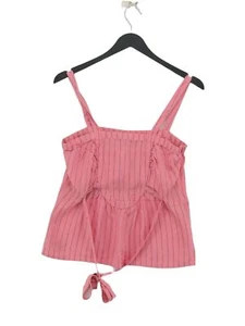 French Connection Women's T-Shirt M Pink 100% Silk Camisole - Picture 1 of 5