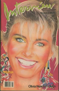 ANDY WARHOL'S INTERVIEW November 1983 Olivia Newton-John ~Annie Lennox 1980s - Picture 1 of 10