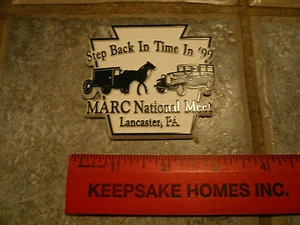 Emblema de distribuidor MARC National Meet Lancaster 1999 vintage guión de concesionario - Imagen 1 de 1