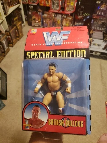 WWF BRITISH BULLDOG Davey Boy Smith SPECIAL EDITION Series 1 Jakks ACTION FIGURE Cover