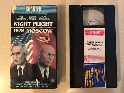 Night Flight From Moscow (VHS) Yul Brynner, Henry Fonda, Dirk Bogarde - Image 1 of 3