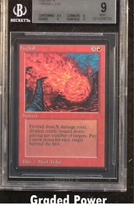 Bola de fuego Beta BGS 9 (8736) Magic MTG - Imagen 1 de 2